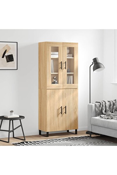 Concept Dulap înalt, stejar sonoma, 69,5x34x180 cm, lemn compozit