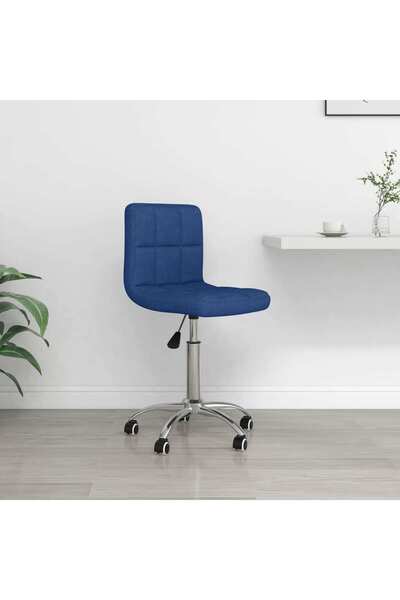 Concept Scaun de birou pivotant, albastru, material textil