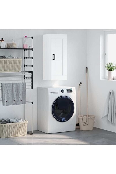 Concept Dulap de perete, alb, 34,5x34x90 cm, lemn prelucrat