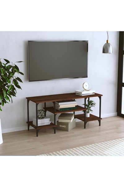 Concept Comodă TV, stejar maro, 102x35x45,5 cm, lemn prelucrat