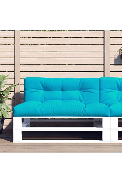 Concept Pallet sofa cushions, 2 pcs., turquoise, fabric