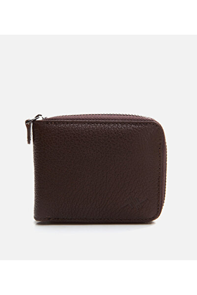 Hotiç Men's Leather Brown Wallet