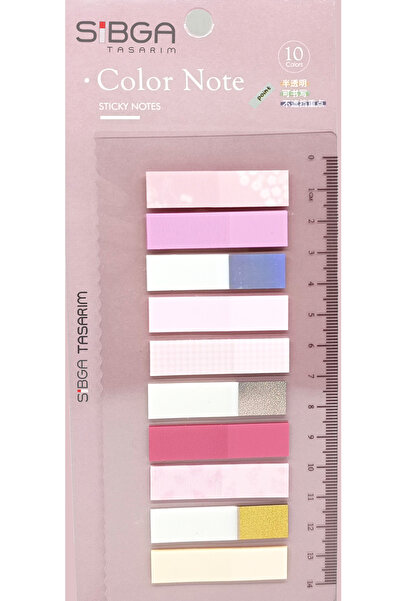 sibga tasarım Post-it-uri colorate, transparente, cu sclipici strălucitor. Se...