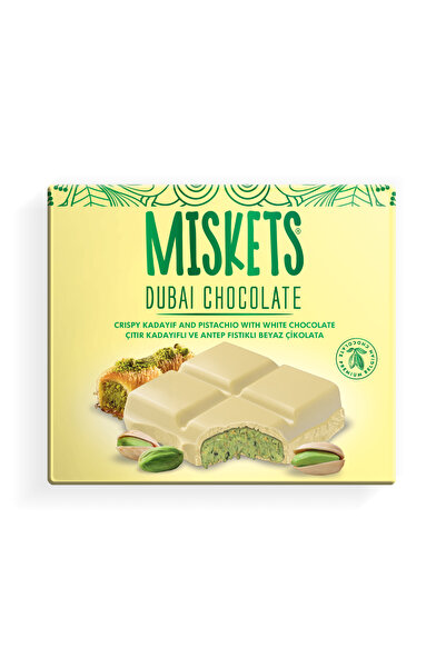 Miskets Beyaz Dubai Çikolatası 100 gr