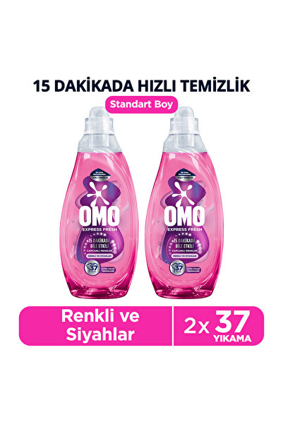 Omo Express Fresh Capcanlı Renkler Renkli ve Siyahlar Sıvı Çamaşır Deterjanı ...