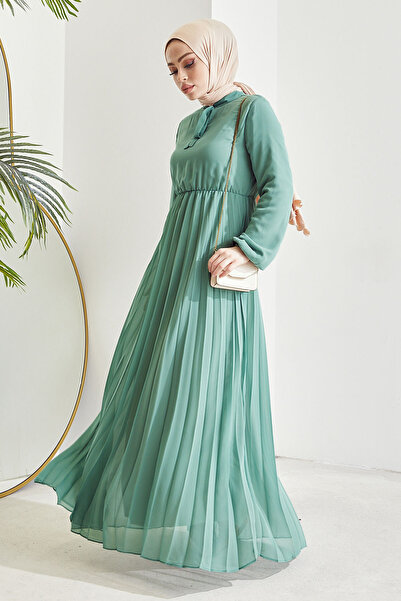 InStyle Rochie din șifon Piliseli Limelda - Mentă
