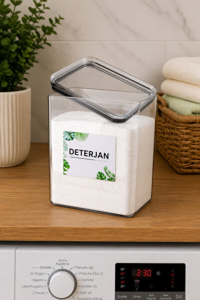 Comprox Bathroom Storage Container Rectangular 2.2lt 1&#Set of 39 Tablet/Dete...