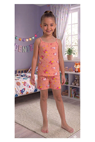 elmas kids Set boxer pentru fete din bumbac cu model unicorn