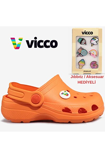 Vicco Didim Jıbbıtz ortopedske unisex dečije papuče sa dodatnim poklonom, ORANGE