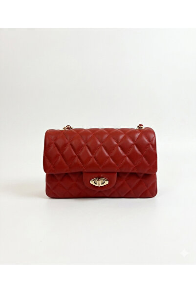 BK Bags & Accessories Kapitone Örme Zincirli Kadın El Ve Omuz Çantası
