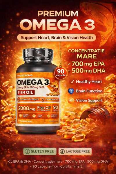 First Choice PREMIUM OMEGA 3 90 Softgels – high concentration of EPA and DHA