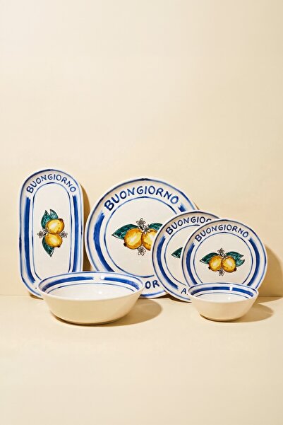 Perotti Buongiorno 27 Parça 6 Kişilik Stoneware Yemek Takımı