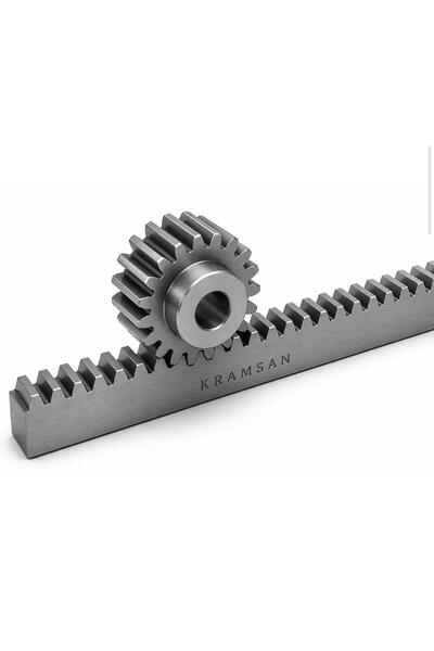 Kramsan 30x30mm 4 Modül Düz Kremayer Dişli 2 Metre Tek Parça (Soğuk Çekme c45...