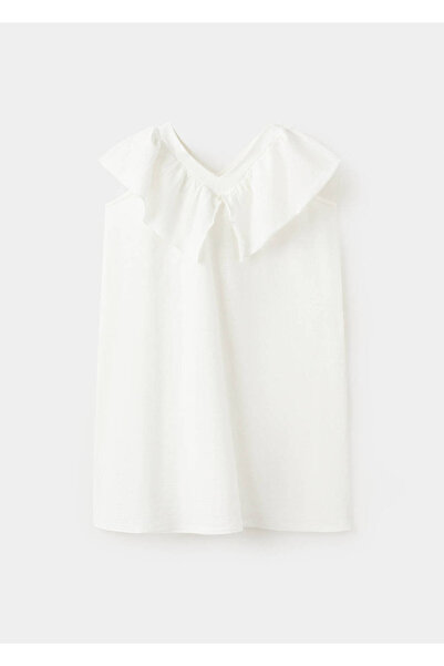 MANGO Kids Elbise .-- blanqui