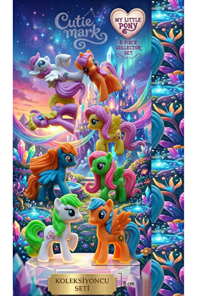 OYUNCAKSAHİLİ Pony Unicorn Rarıty Raınbow Dash Pınkıe Pıe Apple Jack Flutters...
