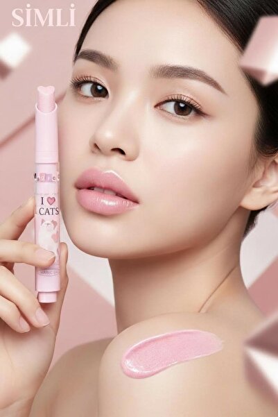 Kozmetik KOREAN Magic SİMLİ Kalpli Jel Lipsitick