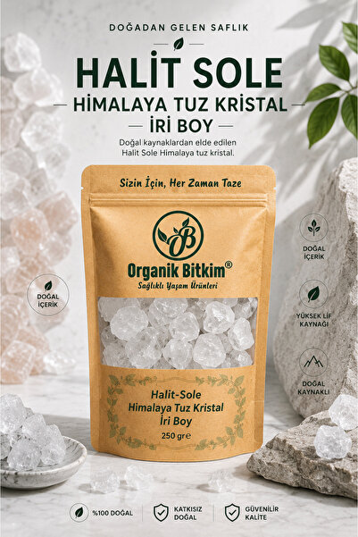 OB Organik Bitkim Halit Sole Himalaya Tuz Kristal 250 gr