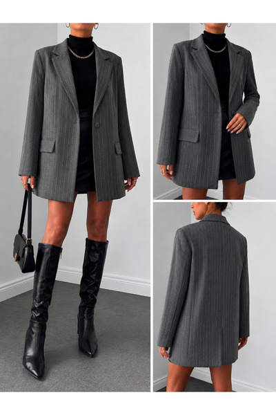 THB.Edition Kadın Oversize Blazer Ceket