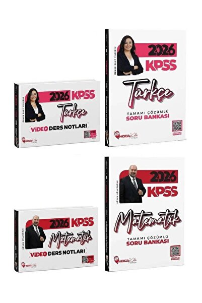 Anla Kazan Yayınları HocaKafası 2026 KPSS Türkçe + Matematik Video Ders Notla...