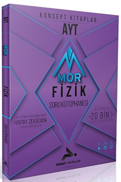 Anla Kazan Yayınları Paraf 2026 AYT Mor Fizik Soru Kütüphanesi