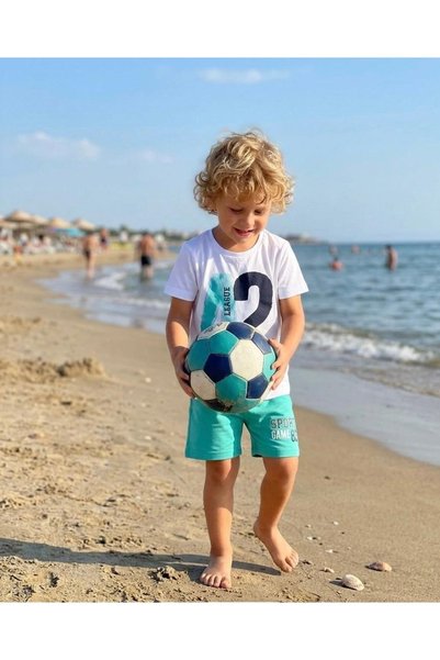 ICEFIELDS Boy's Shorts T-shirt Set