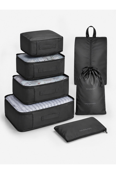 FADAKWALT Packing Cubes, Travel Luggage Packing Organizers Set with Toiletry Bag