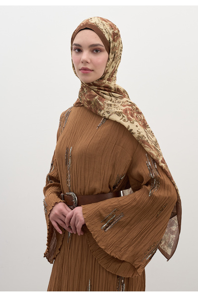Freshscarfs Kiremit Felıcıe Desen Şal