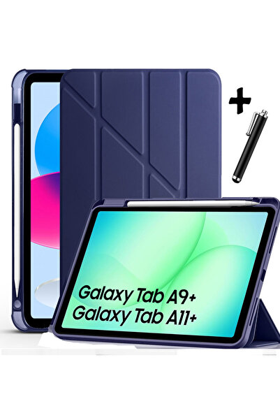m.tk moveteck Samsung Galaxy Tab A9 Plus 11 Inç Uyumlu Kılıf Kalem Bölmeli Uy...