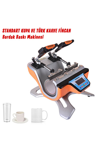 Goldpix Türk Kahve Fincanı Ve Standart Kupa Isı Transfer Baskı Makinesi
