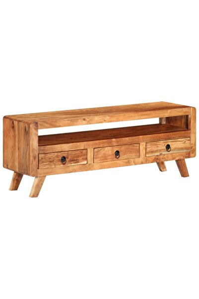 Concept Comodă TV, 110x30x40 cm, lemn masiv de acacia