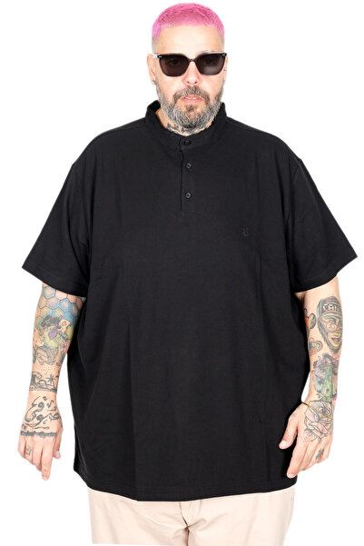 ModeXL Ανδρικό μπλουζάκι Mode XL μεγάλου μεγέθους με κουμπιά και γιακά U24339...