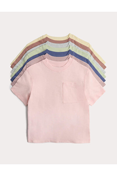 Marks & Spencer 7'li Pamuklu T-shirt