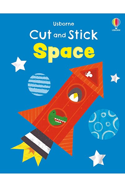 Usborne Activity book - Cut and Stick Space, Usborne, + 3 years