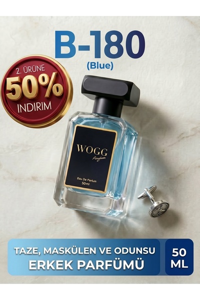 B180 Blue Chances | Uzun Süre Kalıcı | Maskülen Erkeksi Koku | 50 ml EDP Erkek Parfümü