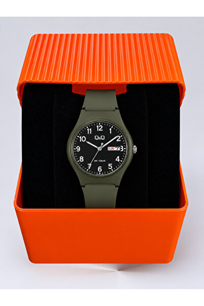 Q&Q by Citizen Unisex 38mm Takvimli Saat 10ATM Su Geçirmez - A212J011Y Kutulu