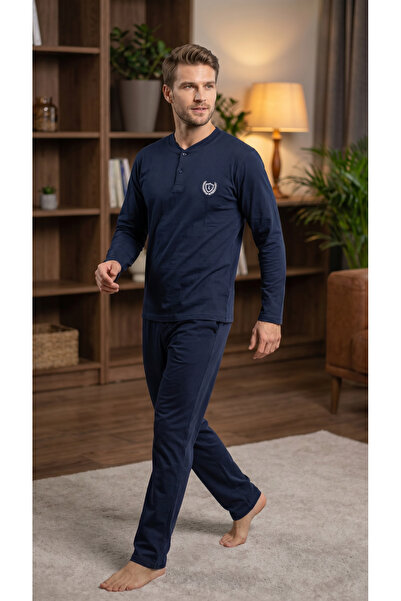 Rimoli %100 Pamuklu Süprem Erkek Pijama Takımı 1065