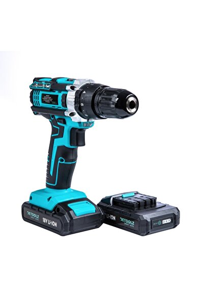 DETOOLZ Masina gaurit/insurub percutie 2acumul Li-Ion 18V