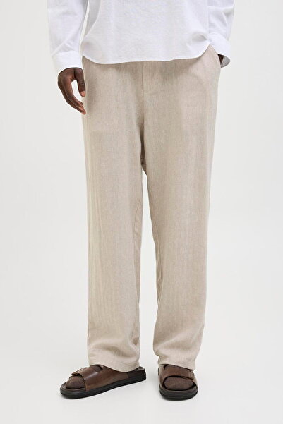 Jack & Jones Erkek Keten Karisimli Chino Pantolon - Karl