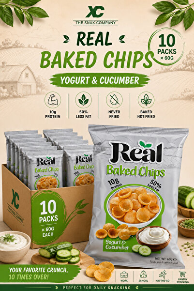 REAL Chips Lentil Onion Flavor – High Protein, Never Fried, Healthy Snack, 60...