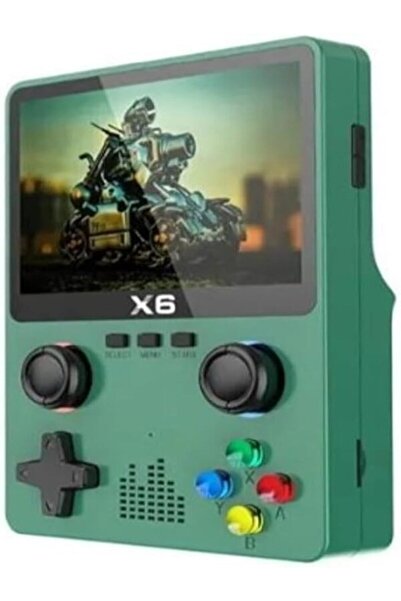 Generic X6 Video Game Console 3.5-inch 10000+ Games 2 Player Game console 640...
