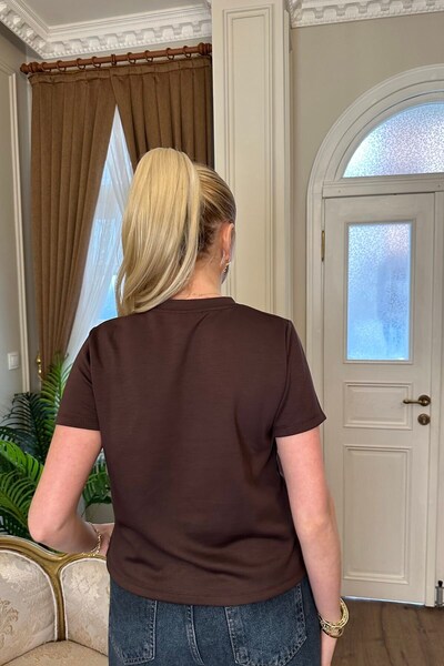lizge giyim Cycling Collar Modal Tshirt