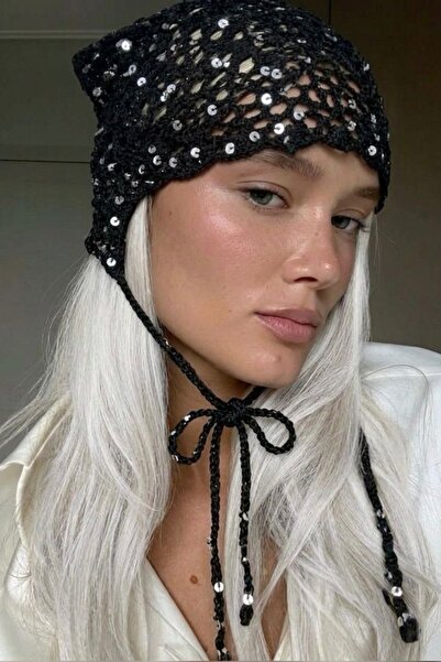 keisy Hand Knitted Premium Drawstring Bandana
