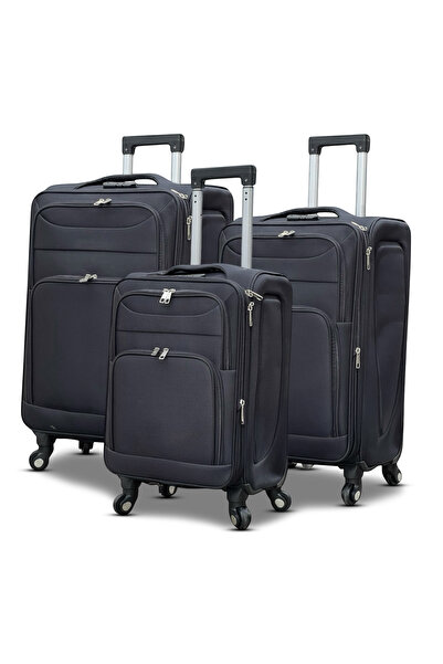 ZAAPPY Soft Material 3PCS Set(20/24/28 Inch) Luggage Lightweight, Secured Loc...