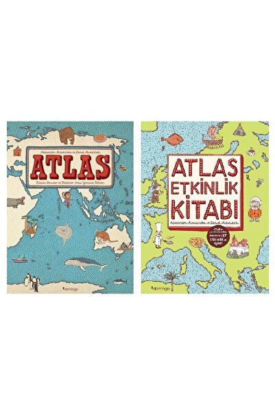 Domingo Yayınevi Atlas + Atlas Etkinlik Kitabı 2 Kitap ALEKSANDRA MIZIELINSKA