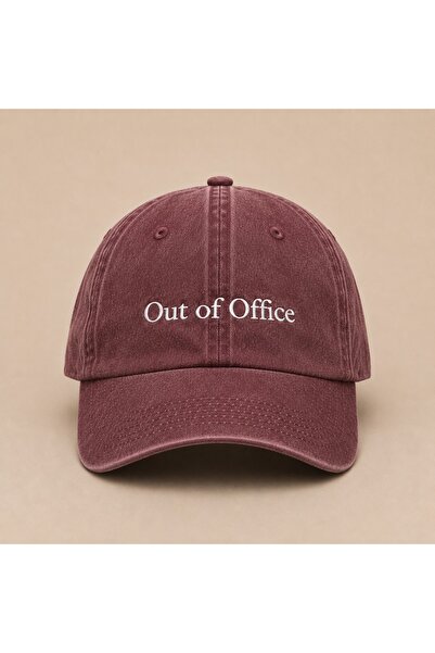WeavedCo Custom Design Embroidery: Minimal "Out of Office" (Out of Office) Em...