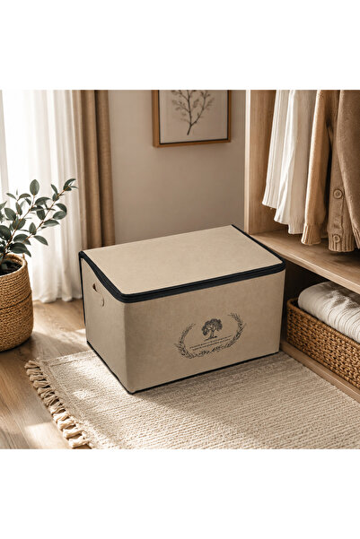 Less Home Keçe Fermuarlı Sandık Megaplus