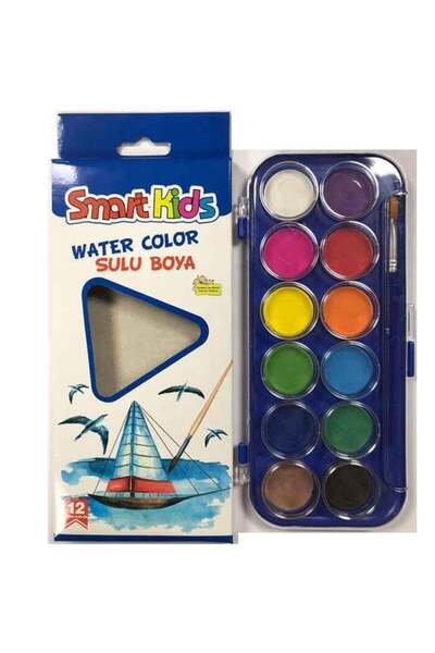 Genel Markalar Smart Kıds Sulu Boya 12 Li 3566 / Smart Kıds
