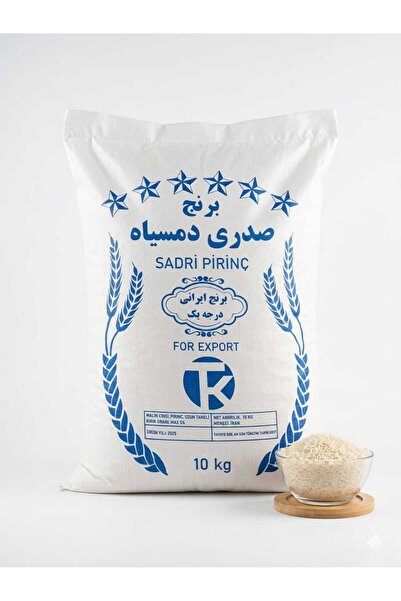 IRAN SADRI DOMSIYAH Glutensiz Aromalı Pirinç 10 Kg