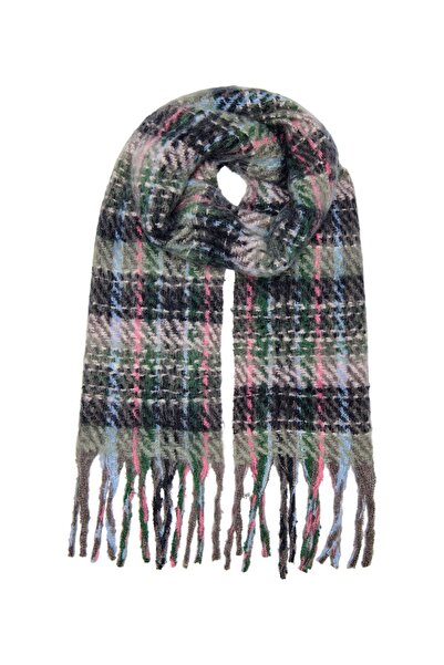 ONLY ONLADRIANE LIFE CHECK SOFT SCARF CC Ženski sivi šal - 15350141