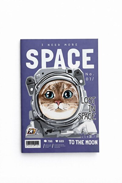 4nio MOR KEDİ DEFTER